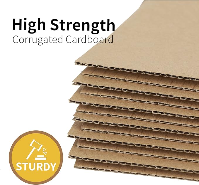 4x4x4 inches Shipping Boxes 50 Pack, Kraft Corrugated Small Cardboard Boxes - Image 3