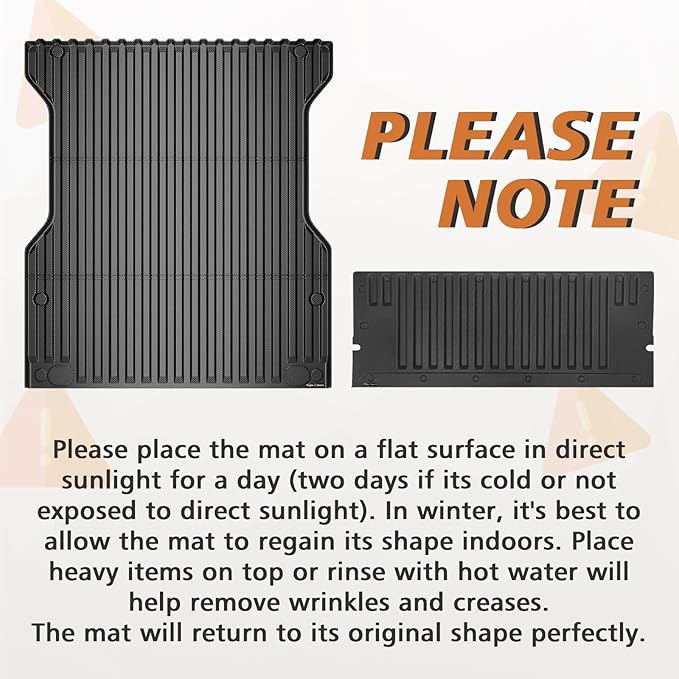 TripleAliners for Tacoma 2024 2025 | Truck Bed Mat & Tailgate Mat | All Weather - Image 5