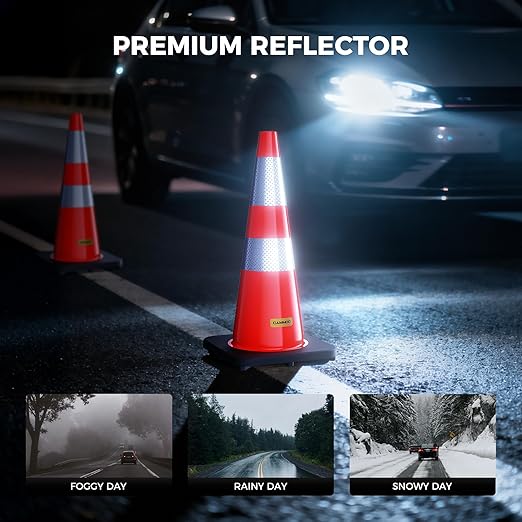 10 Pack 28 Inch Traffic Cones - Image 6