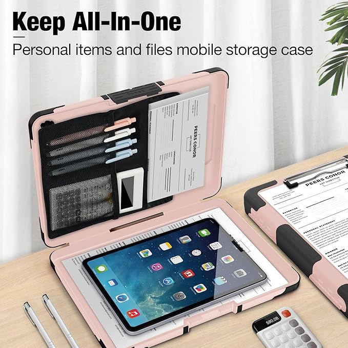 Sooez Toughest Clipboard with Storage, Internal Pen Pouch Included, Letter/ A4 - Image 5