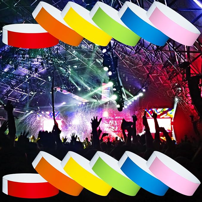 1200 Pcs Plastic Paper Wristbands - Image 5
