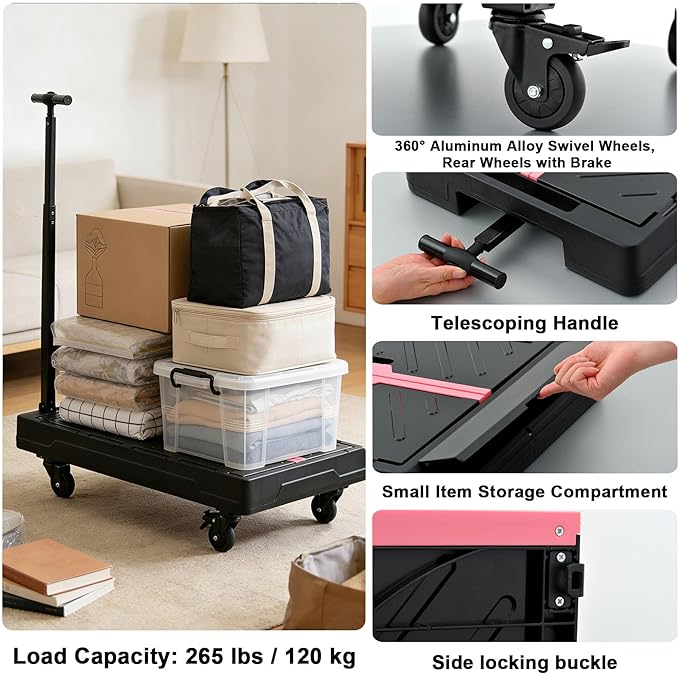TRULYWIN Foldable Utility Cart - Image 3