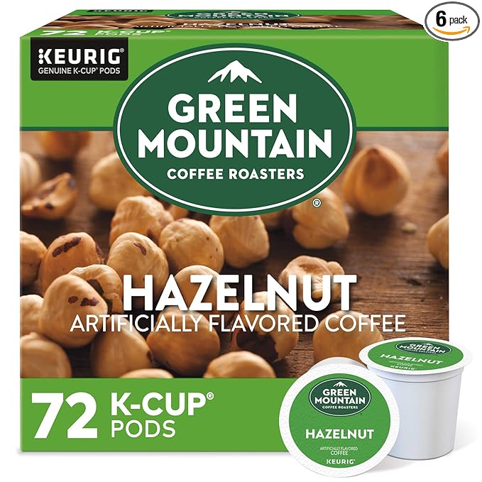 Green Mountain Coffee Roasters Hazelnut Keurig Single-Serve K-Cup pods by GreenMountainCoffeeRoasters