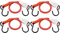 Bungee Cords with Hooks, 3/8 Inch Thick Round Bungee Cord Heavy Duty Strong by HELIDA
