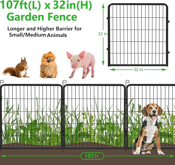 Decorative Metal Garden Fence - Image 2