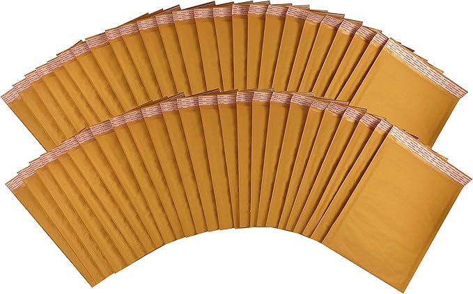 Amazon Basics Kraft Bubble Mailer, 8.5" x 12" - Image 2