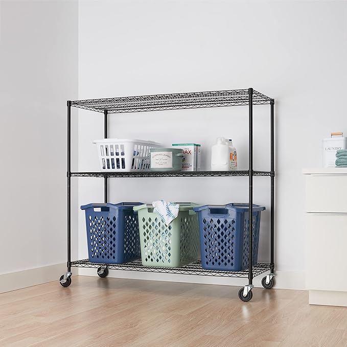 Trinity Basics 3-Tier Adjustable Wire Shelving - Image 2
