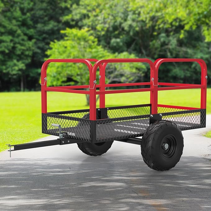 GAOMON Heavy Duty Utility Cart Cargo Trailer, 1700 Lbs 15 Cubic Feet, Yard - Image 2