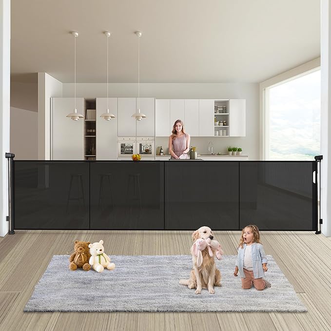 180" Extra Wide Retractable Baby Gates - Image 9
