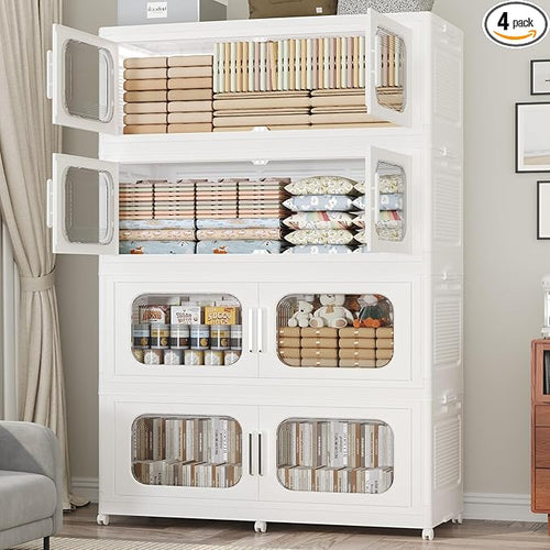 200Gal Exra Large Stackable Storage Bins by KUYIGAME