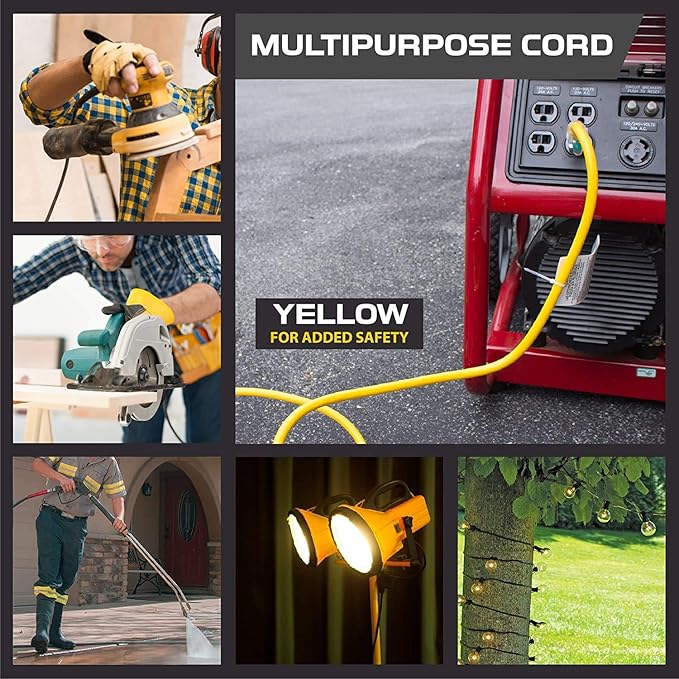Iron Forge Cable 10 Gauge 3ft Lighted Outdoor Heavy Duty Extension Cord - 15 - Image 8