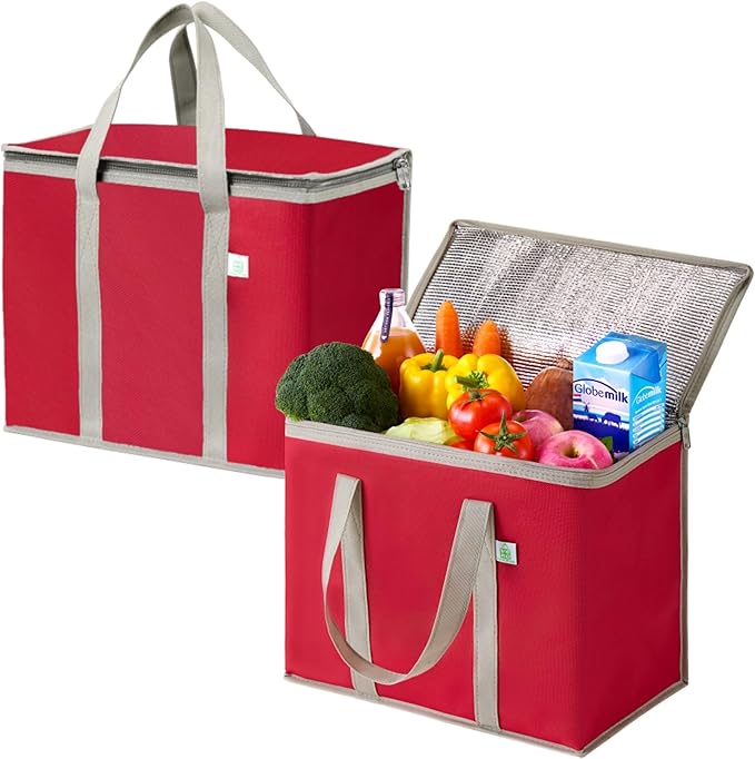 VENO 2 Pack Cooler Bag and Insulated Grocery Bags by Veno