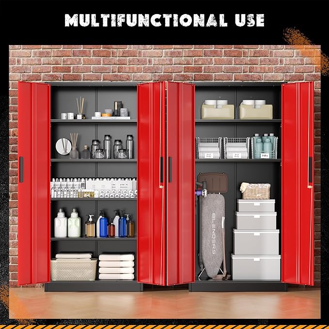 Greenvelly Metal Garage Storage Cabinet - Image 5