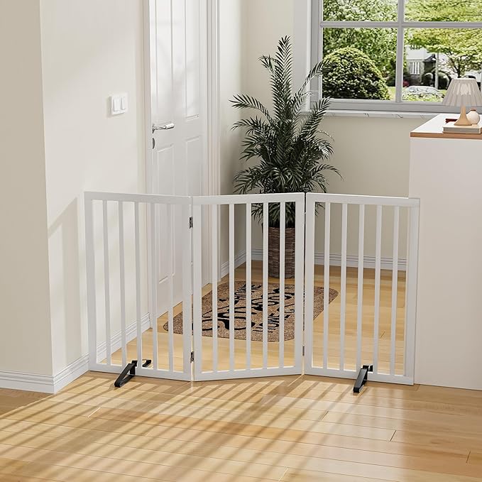 Dog Gate 32" Tall Freestanding Dog Gate - Image 2