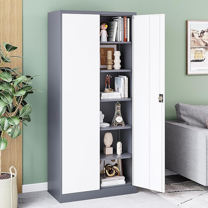 Metal Cabinet, Locking Storage Cabinet - Image 8