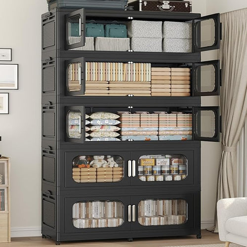 1000QT Large Stackable Storage Bins by Atrasee