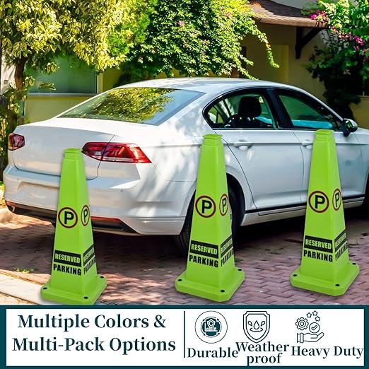 BESEA Reserved Parking Cone 3 Pack - Image 4