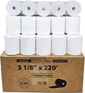 3 1/8 x 220 Thermal Paper Receipt Rolls fits all Clover POS Cash Register by BuyRegisterRolls%C2%AE