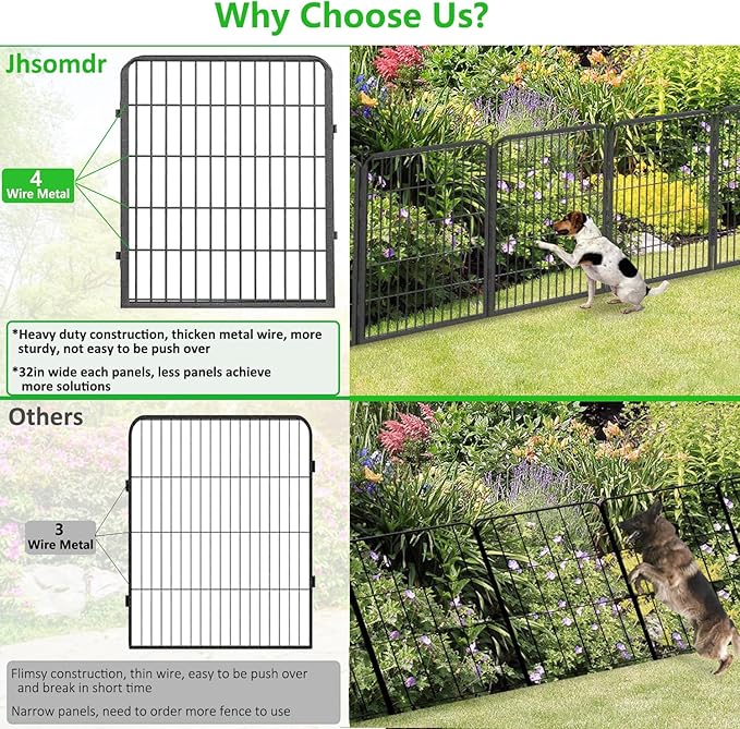 Decorative Metal Garden Fence - Image 5