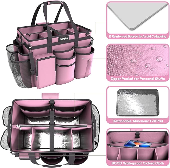Rolling Cleaning Caddy Bag - Image 2