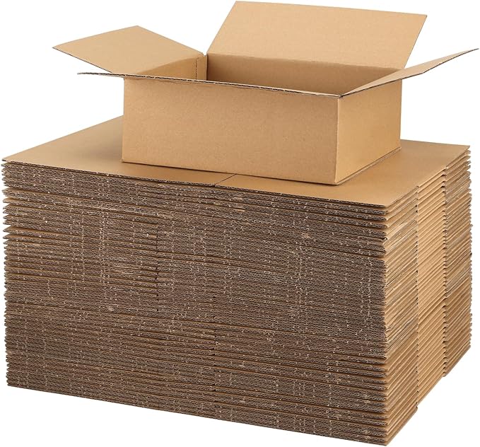 CRUGLA 40 Packs 8x6x3 Shipping Boxes by CRUGLA