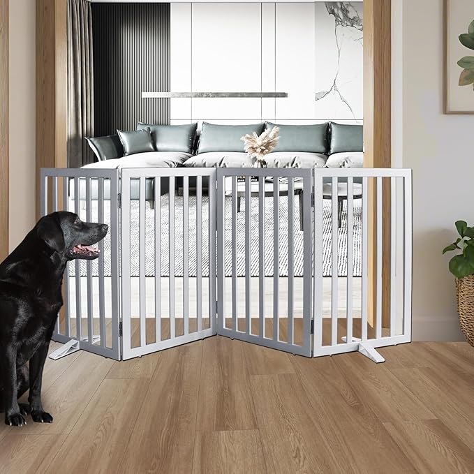 ZJSF Freestanding Indoor Dog Gate by ZJSF