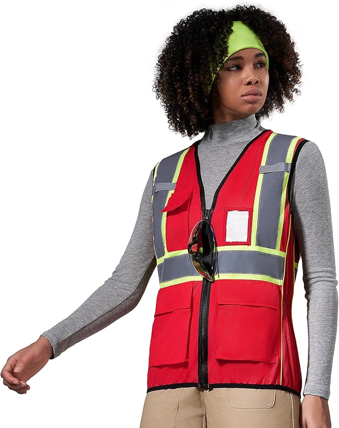 AYKRM Custom Logo Personalised Printed High Visibility Reflective 2 two tone - Image 4