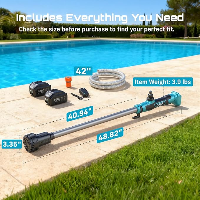 SEESII Cordless Stick Water Transfer Pump, - Image 3