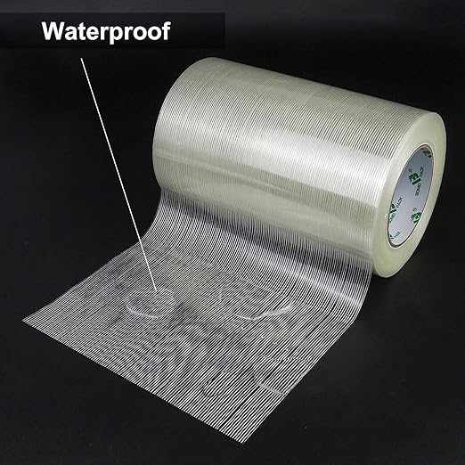 BOMEI PACK Wide Heavy Duty Fiberglass Filament Reinforced Packing Tape 8inch - Image 4