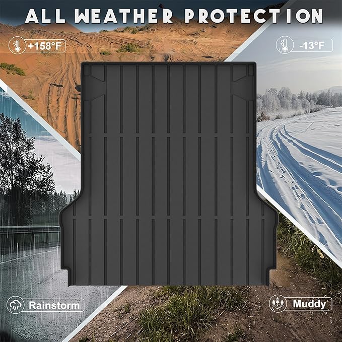 KARPAL Truck Bed Mat for Ford Maverick 2022-2026 Hybrid & Gasoline, All Weather - Image 8