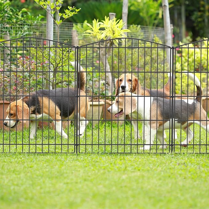 INJOPEXI Decorative Garden Fence 12 Panels 23.6ft×30in Garden Fences - Image 5