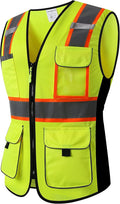 Safety Vest for women, Hi vis Reflective Lady Work vest by HoliSecure