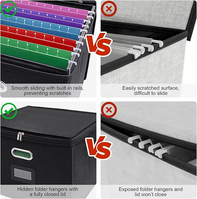 8 Pack Large File Organizer Boxes - Image 4