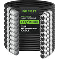 GEARit XLR Male to Female Microphone Cable 3-Pin Balanced Shielded Mixer by GEARit