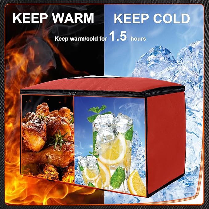 Himal Outdoors Insulated Food Delivery Bag XXXL-23Wx15Hx14D inches Premium - Image 4