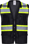 ProtectX 6 Pockets High Visibility Safety Vest by ProtectX