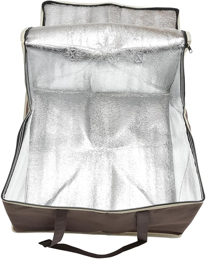 Insulated Food Delivery Bag 14 Inch Pizza Carrier Waterproof Thermal Tote - Image 5