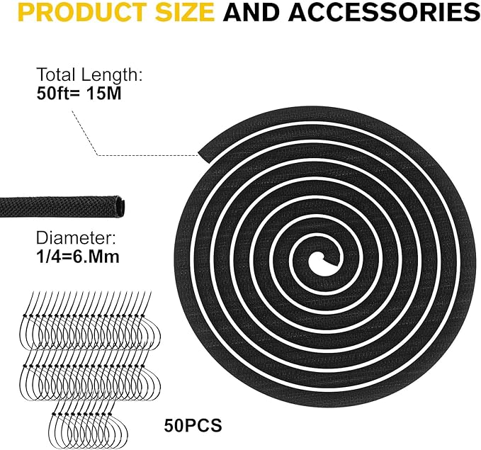 Cord Protectors from Pets No Chew, Ultra Durable Wire Protector Cord Covers - Image 7