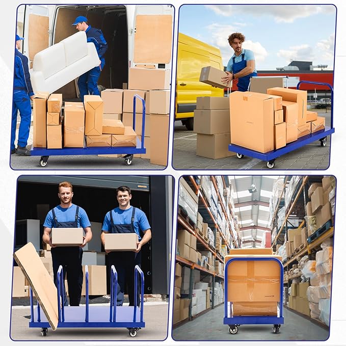 Metal Carton Cart Stand Carton Stand Rack Portable Floor-Standing Storage Cart - Image 6