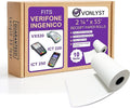 Thermal Paper Roll 2 1/4 X 55 for Verifone Vx520 Ingenico ICT220 ICT250 FD400 by VonlystReceiptPaperSpecialist