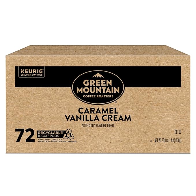 Green Mountain Coffee Roasters Caramel Vanilla Cream Keurig Single-Serve K-Cup - Image 14