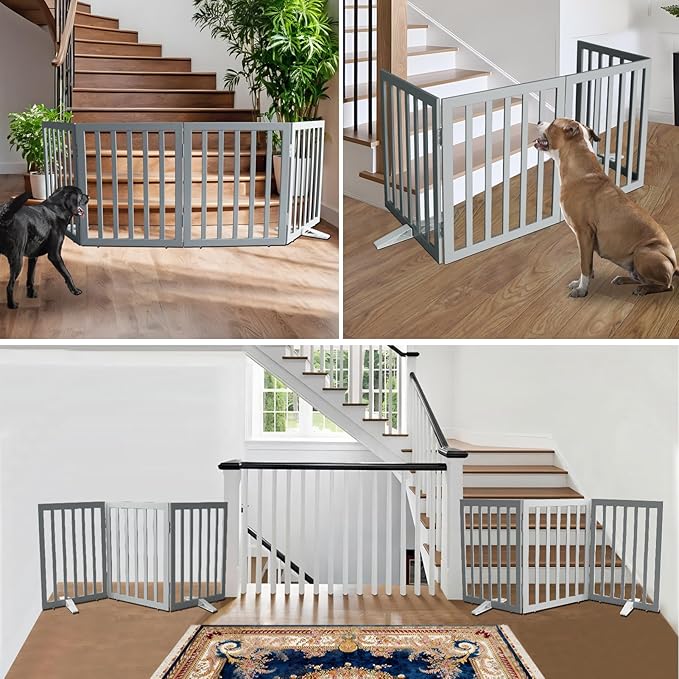 ZJSF Freestanding Indoor Dog Gate - Image 3