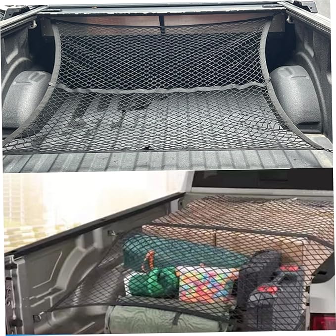 Cargo Net, 47x47 Inch High Elastic Polyester Cargo Netting - Image 4
