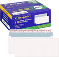 250 PCS #10 White Self Seal Kraft 4-1/8 x 9-1/2 inches Security Envelopes by Xxcxpark
