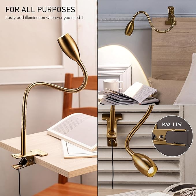 O'Bright Lumos - Versatile Clip-on Lamp: Zoomable Spotlight, Dimmable LED - Image 2
