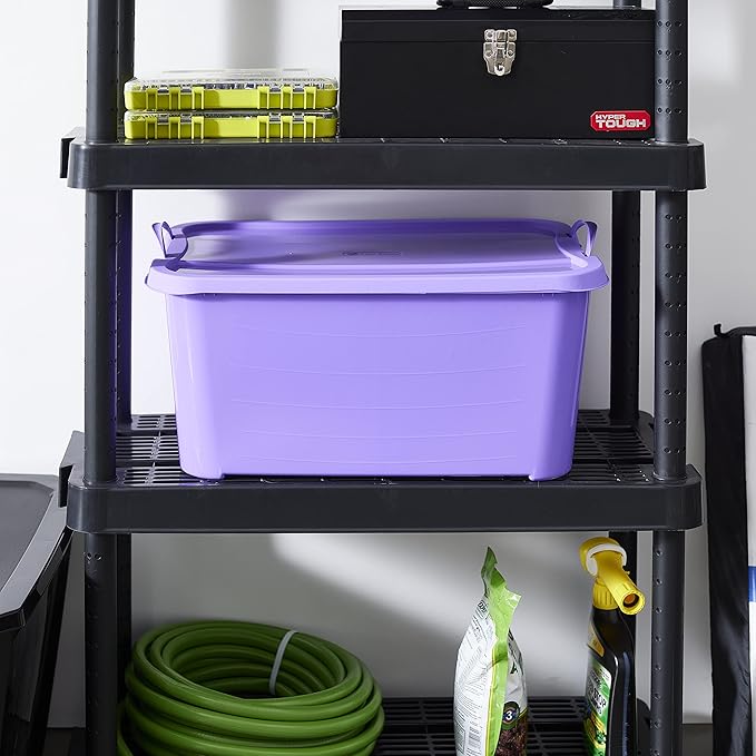 Life Story 12 Pack Light Duty Stackable Storage Bin, 55 Quart Home Organizer - Image 8