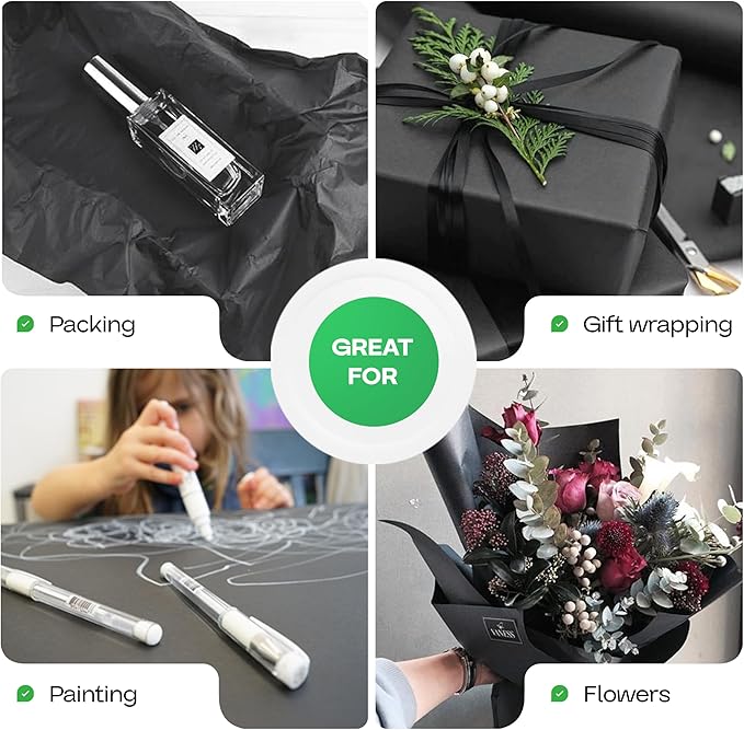Black Paper Roll 36" x 1200" - Image 6