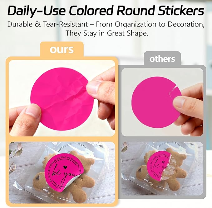 Dot Stickers Labels, 2 inch Circle Garage Sale Sticker 750Pcs Round Thermal - Image 5