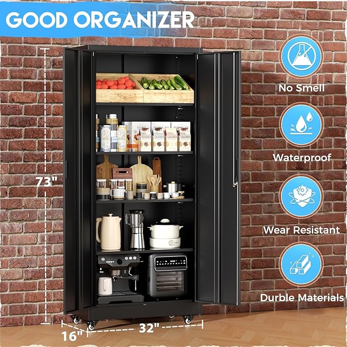 Greenvelly Metal Storage Cabinet - Image 6