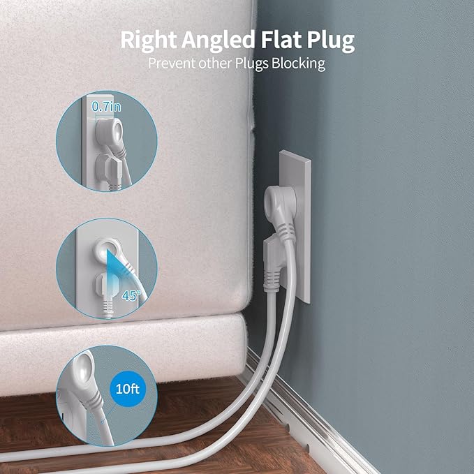 Surge Protector Power Strip Tower - Image 7